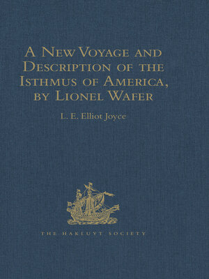 cover image of A New Voyage and Description of the Isthmus of America, by Lionel Wafer